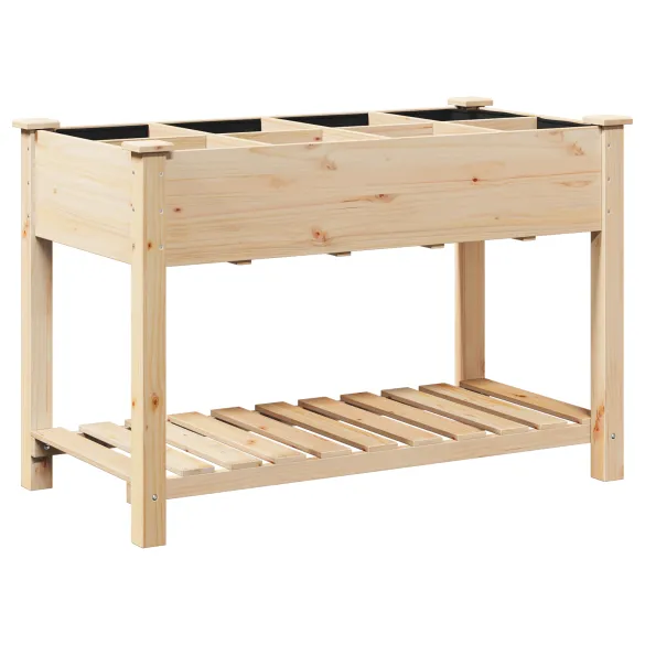 Suport Plante Grădină Lemn Masiv - 115x59x76 cm | Livrare Gratuită