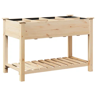 Suport Plante Grădină Lemn Masiv - 115x59x76 cm | Livrare Gratuită