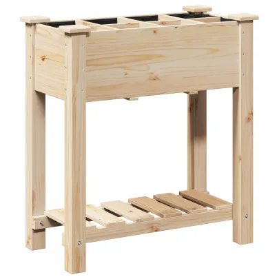 Suport Grădinărit Lemn Masiv de Pin - Livrare Gratuită