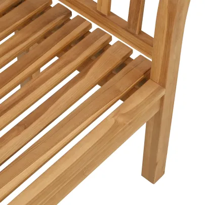 Bancă grădină tec solid | Livrare gratuită | 7-9 zile