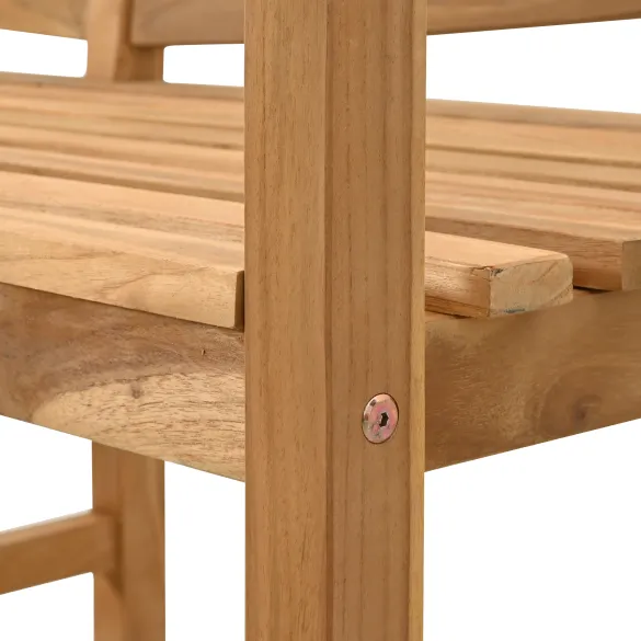 Bancă grădină tec solid | Livrare gratuită | 7-9 zile