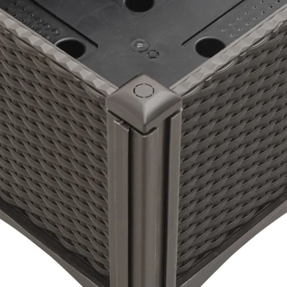 Jardinieră Grădină cu Picioare - Maro - 120x40x42 cm