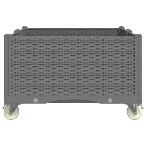 Jardinieră Grădină cu Roți și Rățușcă | Livrare Gratuită