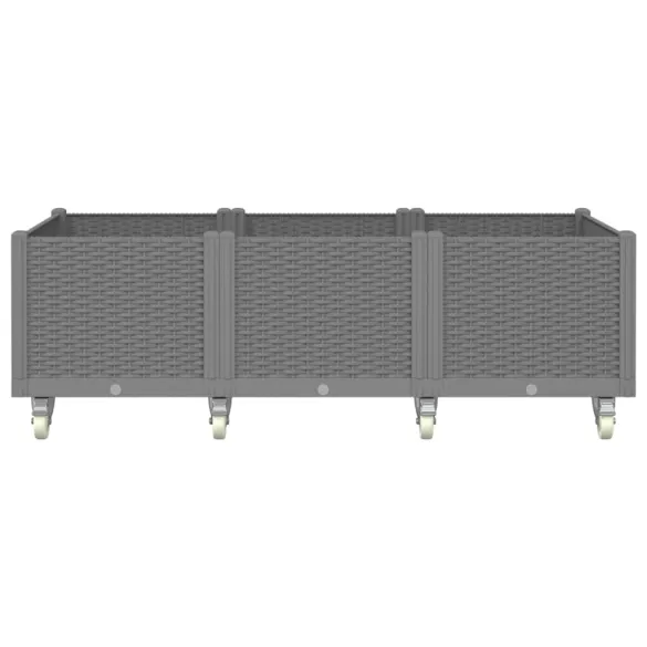 Jardinieră Grădină cu Rățoi și Roți - 150x80cm - Livrare Gratuită