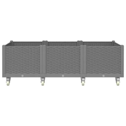 Jardinieră Grădină cu Rățoi și Roți - 150x80cm - Livrare Gratuită