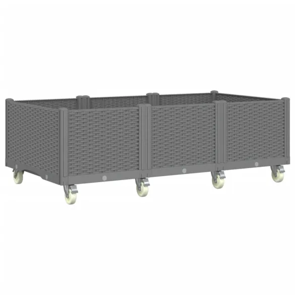 Jardinieră Grădină cu Rățoi și Roți - 150x80cm - Livrare Gratuită