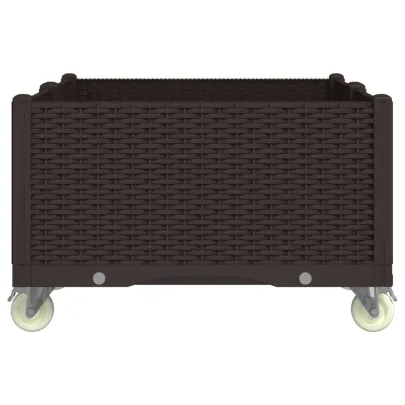 Jardinieră Grădină cu Răzleț și Răzleț - Maro - 100x80x54 cm