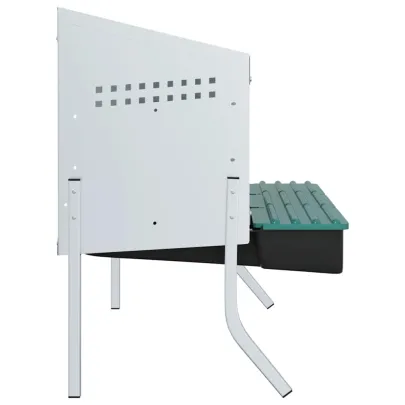 Cuib Găini 3 Compartimente Oțel Galvanizat | Livrare Gratuită