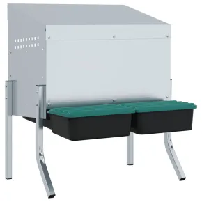 Cuibăr Găini 2 Compartimente - Oțel Galvanizat | Livrare Gratuită 2