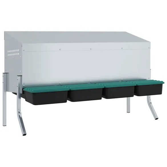 Cuib Găini 4 Compartimente Oțel Galvanizat | Livrare Gratuită