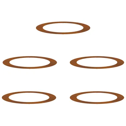 Ghiveci Oțel Corten Mare - Decor Rustic pentru Plantat