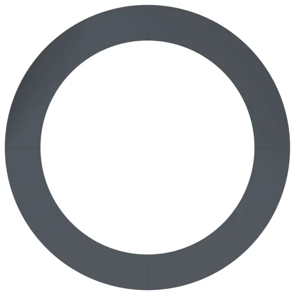 Ghiveci Antracit Plastic Mare Durabil pentru Exterior