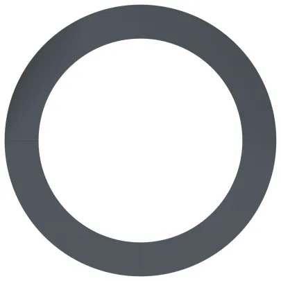 Ghiveci Antracit Plastic Mare Durabil pentru Exterior