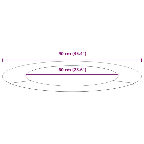 Ghiveci Corten Mare pentru Grădină și Interior
