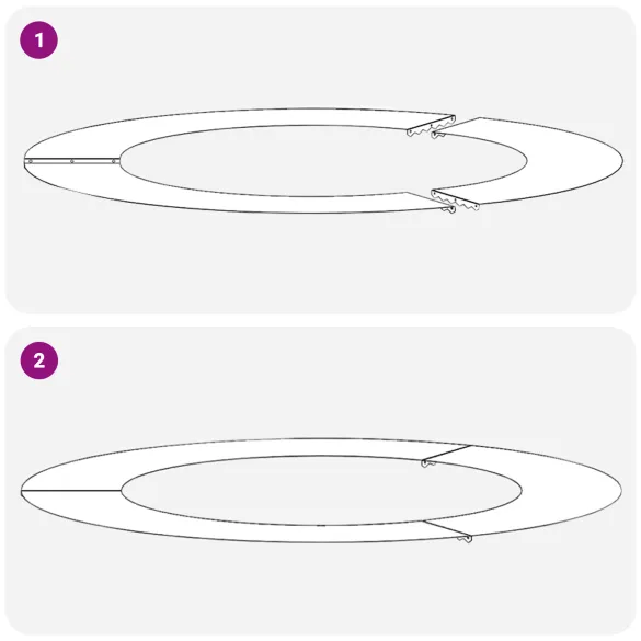 Ghiveci Metalic Zincat Mare 90cm | Decor Interior/Exterior