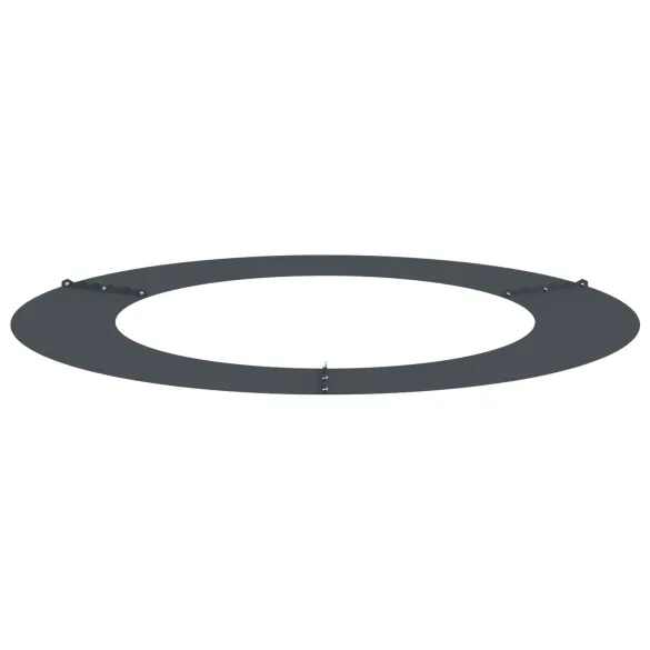 Ghiveci Antracit Metal Mare Rotund pentru Interior/Exterior