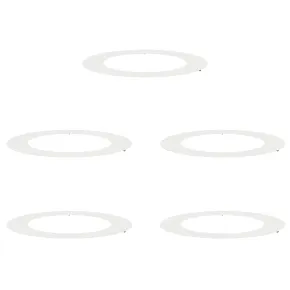 Ghivece Podele Albe Plastic Pliabile - Set 5 Bucăți 2