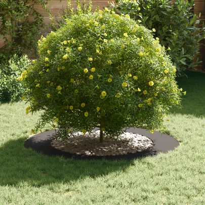 Set Ghivece Plastic Negru 90 cm | 5 Bucăți | Livrare Gratuită