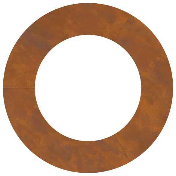 Ghiveci Corten Mare - Set 5 Bucăți Decorativ Exterior