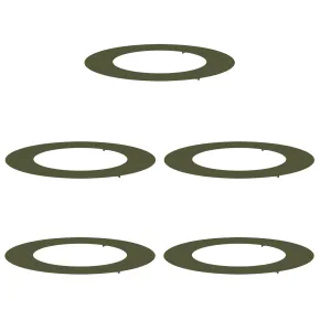 Ghiveci Oliv Plastic Mare - Set 5 Bucăți Decor Grădină 2