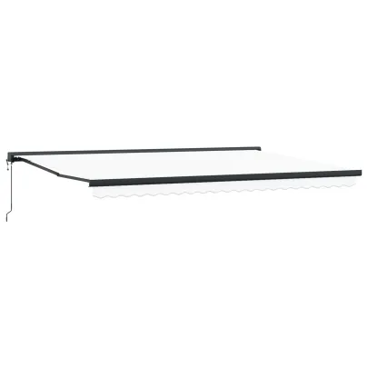 Marchiză automată albă 5x3 m - Usoară și rezistentă | vidaXL