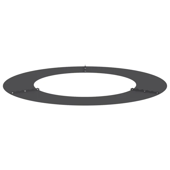 Ghiveci Plastic Negru Rotund pentru Interior/Exterior