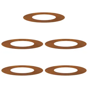 Ghiveci Oțel Corten Rustic - Set 5 Bucăți 2