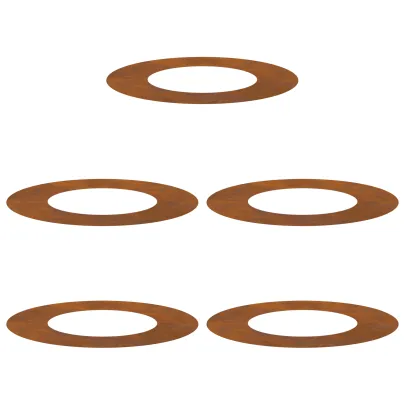 Ghiveci Oțel Corten Rustic - Set 5 Bucăți