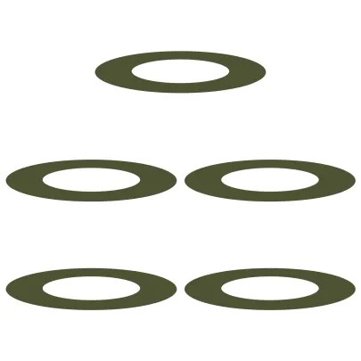 Ghiveci Ceramic Verde Olive Mare pentru Interior/Exterior