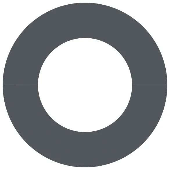 Set Ghivece Plastice Antracit - Rezistent Interior/Exterior