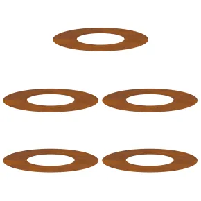 Ghiveci Corten Mare Stivuibil pentru Grădină | 5 Bucăți 2