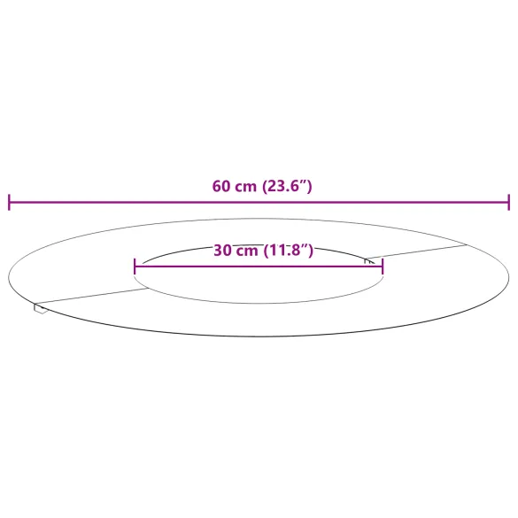 Ghiveci Corten Mare Stivuibil pentru Grădină | 5 Bucăți