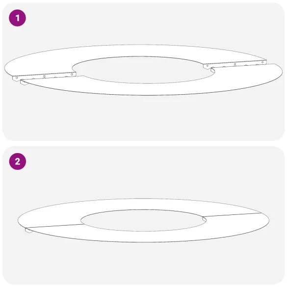 Ghiveci Verde Oliv Plastic pentru Interior/Exterior - 5 buc