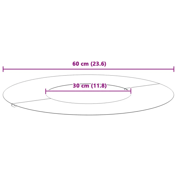 Ghiveci Rășină Antracit - Set 5 bucăți pentru Interior/Exterior