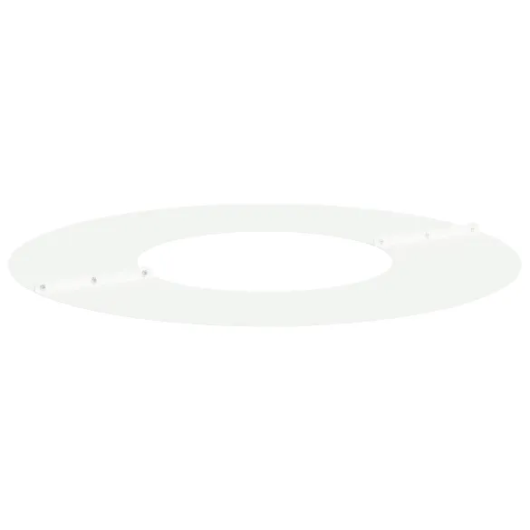 Ghiveci Plastic Alb Rotund Mare - Interior/Exterior