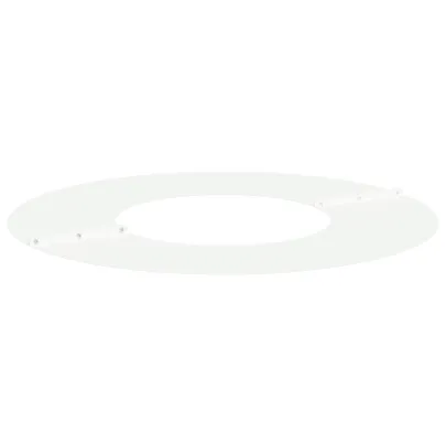 Ghiveci Plastic Alb Rotund Mare - Interior/Exterior