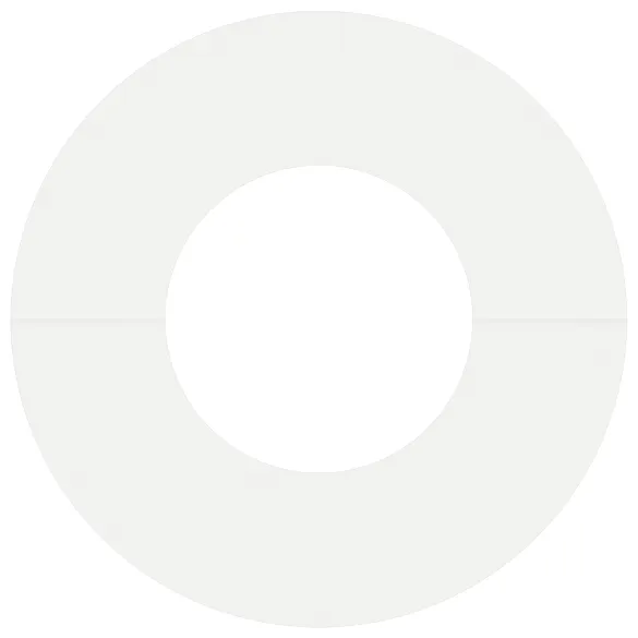 Ghiveci Plastic Alb Rotund Mare - Interior/Exterior