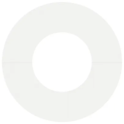 Ghiveci Plastic Alb Rotund Mare - Interior/Exterior