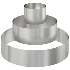 Ghiveci Metalic Mare Cilindric - Oțel Inoxidabil Durabil 2