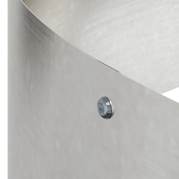 Ghiveci Metalic Mare Cilindric - Oțel Inoxidabil Durabil