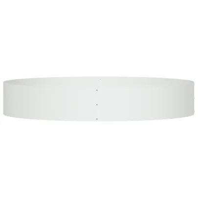 Set Ghivece Metalice Albe pentru Interior și Exterior