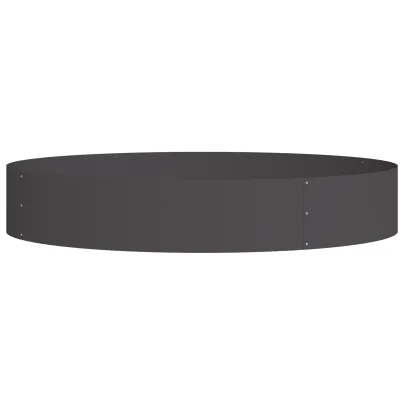 Set Ghivece Metalice Negre pentru Exterior și Interior