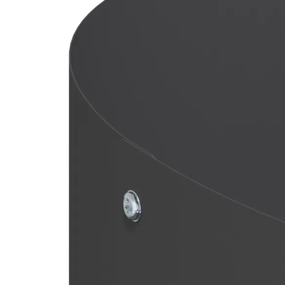 Set Ghivece Metalice Negre pentru Exterior și Interior