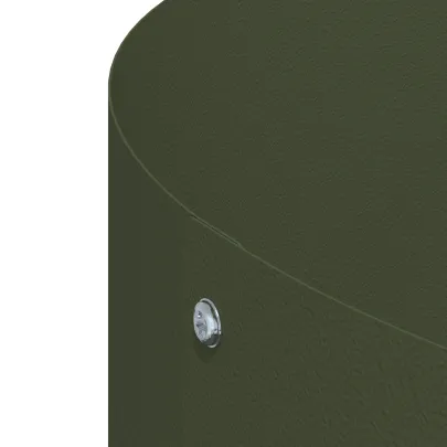 Ghivece Metalice Verde Măsliniu - Set 5 Bucăți pentru Grădină