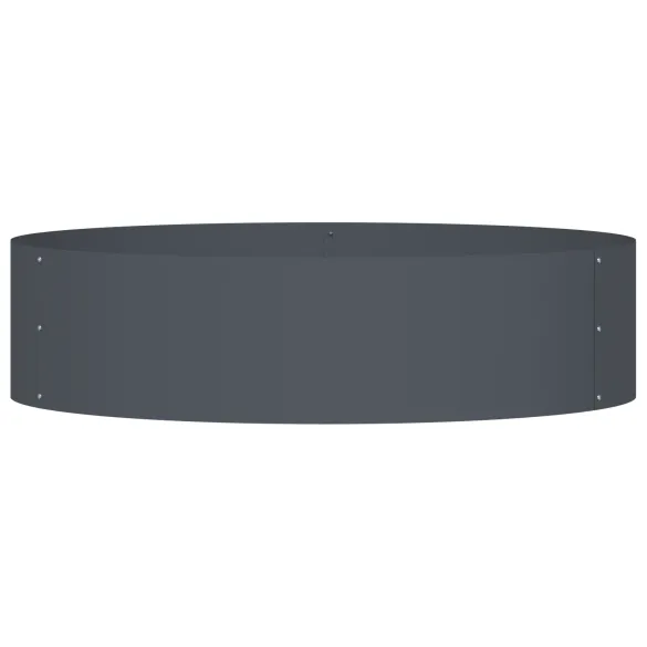 Ghivece Antracit Mari din Plastic - Set 5 Bucăți