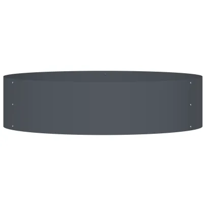 Ghivece Antracit Mari din Plastic - Set 5 Bucăți