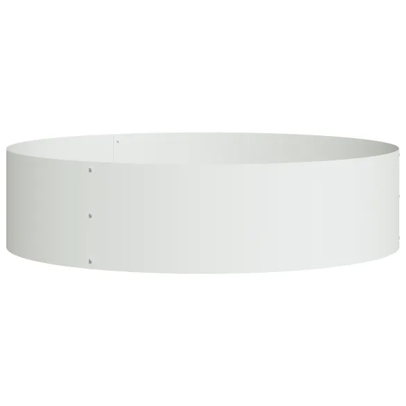 Set Ghivece Metalice Albe Modern - 5 Bucăți, 120L