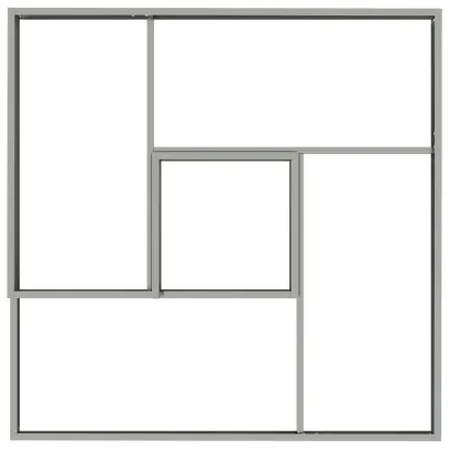 Ghiveci Metalic Galvanizat pentru Interior și Exterior