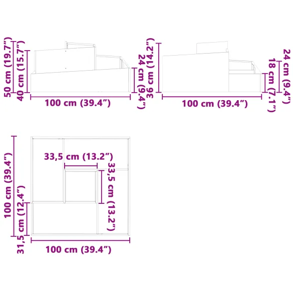 Ghiveci Metalic Galvanizat pentru Interior și Exterior