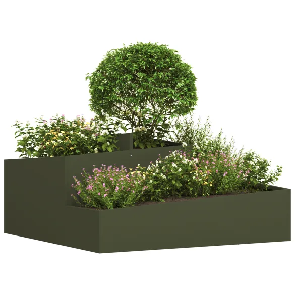 Jardiniere Metal Verde 100 cm - Grădinărit Modern